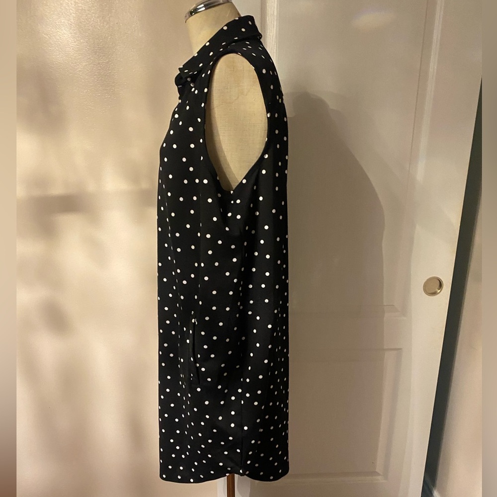 Polka Dot Sleeveless Dress XL - Picture 4 of 8